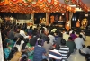 Devotees At Temple